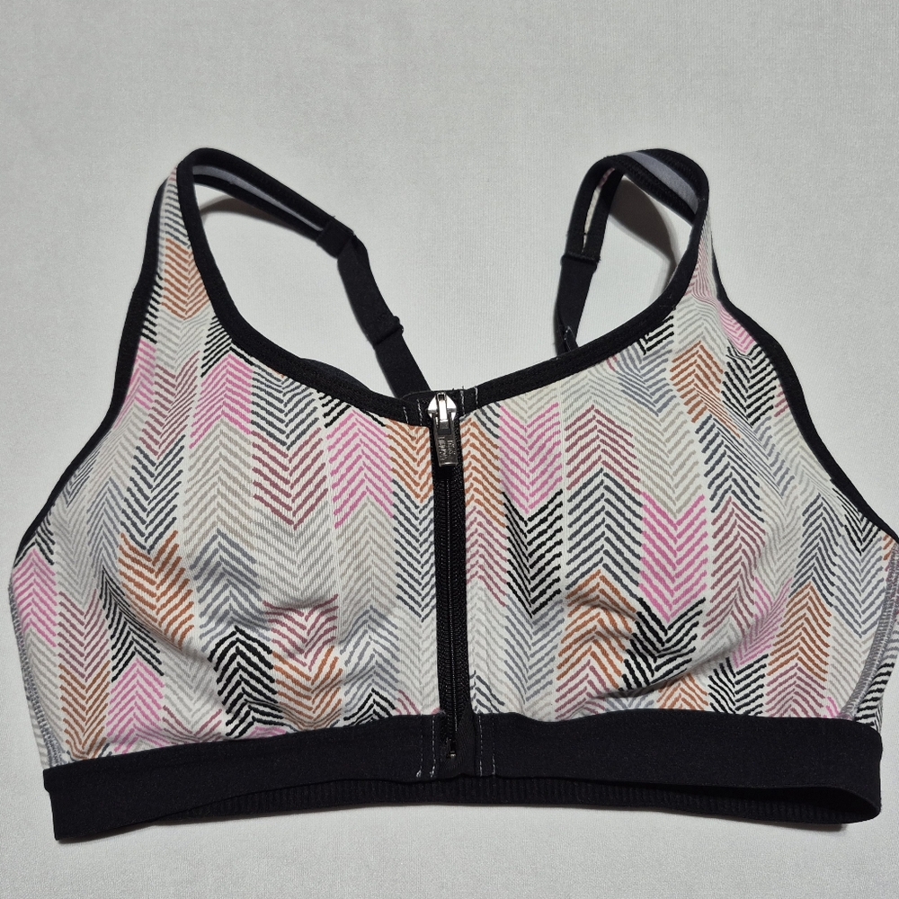 Knockout By Victoria's Secret Sport Bra 34B Front Close